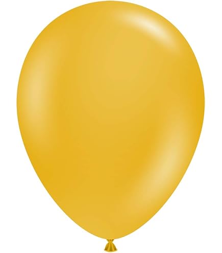 Amazon.com: Tuf-Tex 15044 Goldenrod Latex Party Balloons, 5